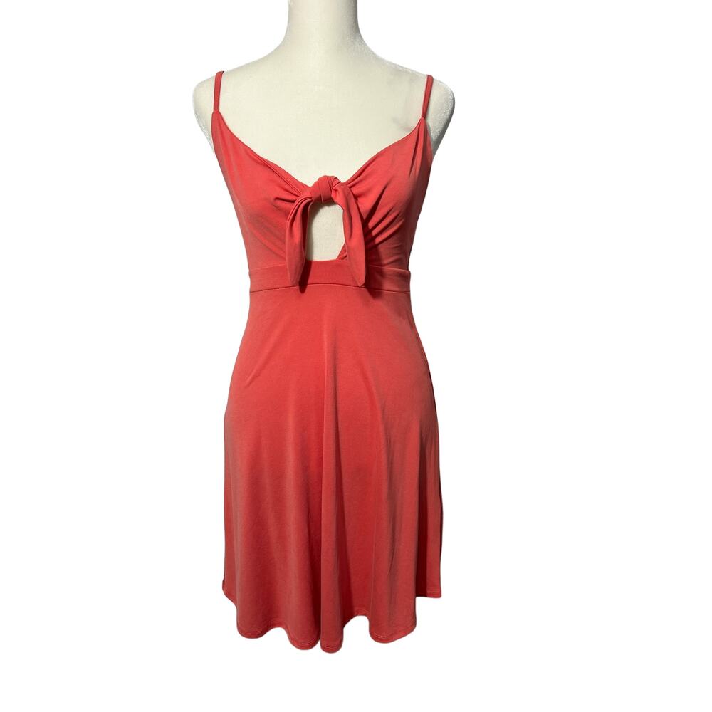 Forever 21 Empire Strappy Coral Dress Size S